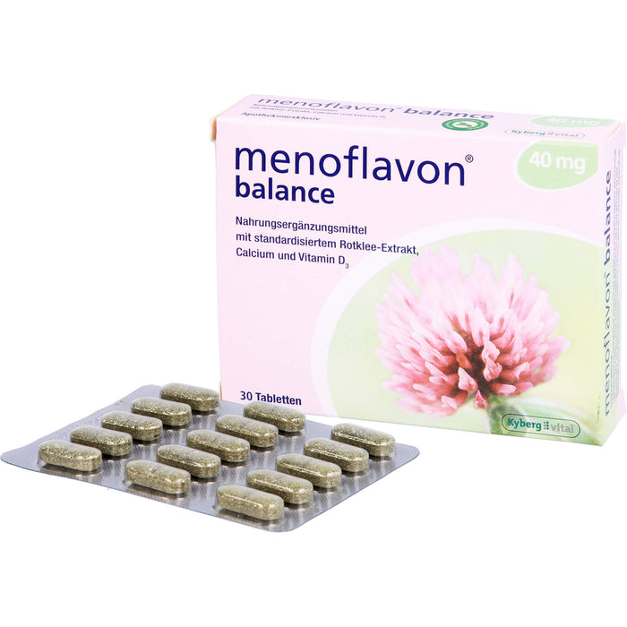Menoflavon Balance Tabletten bei Beschwerden der Wechseljahre, 30 St. Tabletten