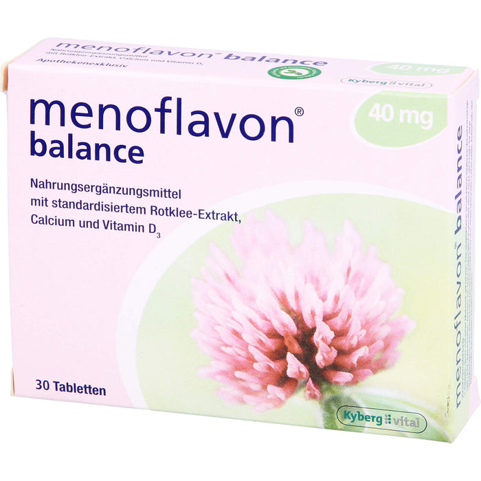 Menoflavon Balance Tabletten bei Beschwerden der Wechseljahre, 30 St. Tabletten