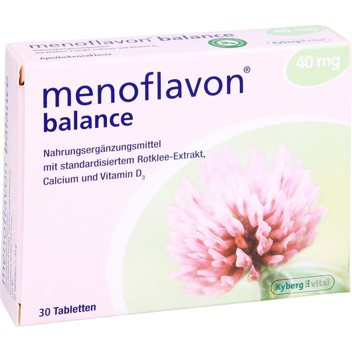 Menoflavon Balance Tabletten bei Beschwerden der Wechseljahre, 30 pc Tablettes