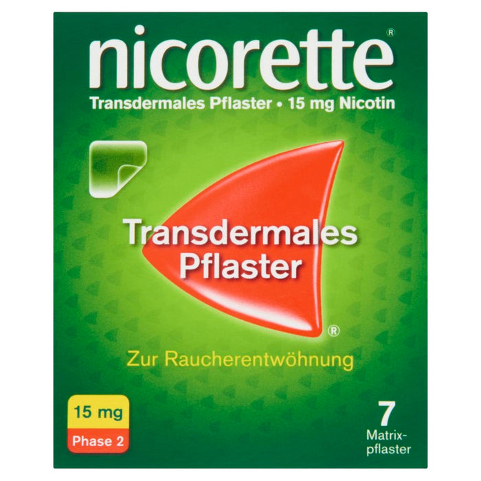 nicorette TX Pflaster 15 mg zur Raucherentwöhnung, 7 pcs. Patch