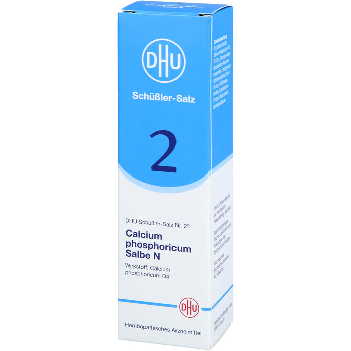 DHU Schüßler-Salz Nr. 2 Calcium phosphoricum D4 – Das Mineralsalz der Knochen und Zähne – das Original, 50 g Salbe