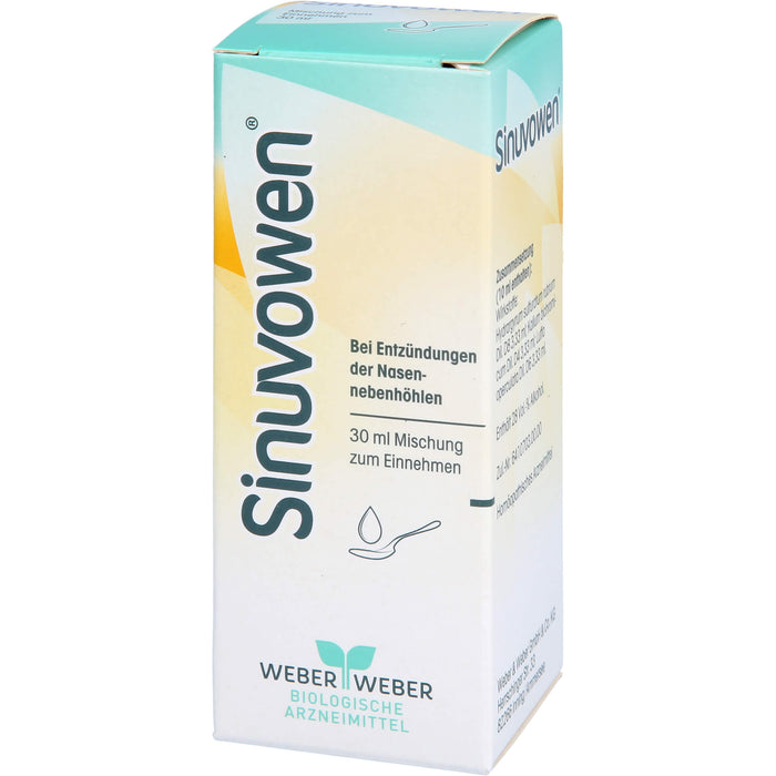 Sinuvowen Mischung bei Entzündungen der Nasennebenhöhlen, 30 ml Solution