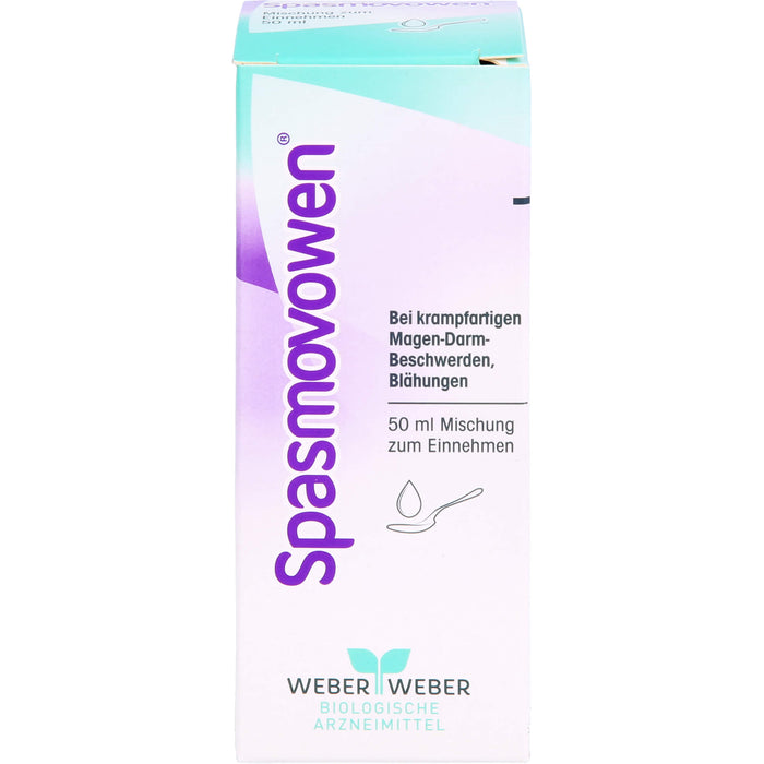 Spasmovowen Mischung bei krampfartigen Magen-Darm-Beschwerden, Blähungen, 50 ml Lösung
