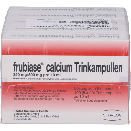 frubiase  calcium Trinkampullen, 100 St. Ampullen