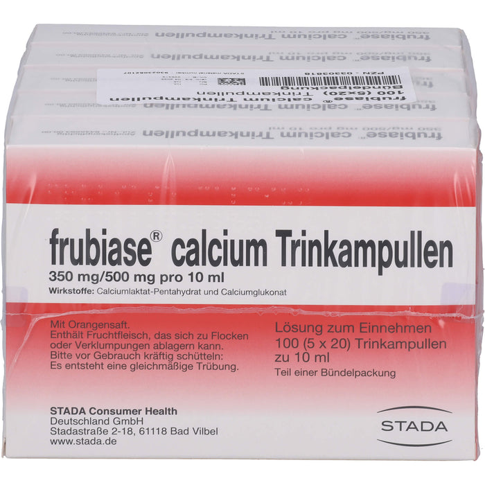 frubiase Calcium Trinkampullen, 100 pc Ampoules