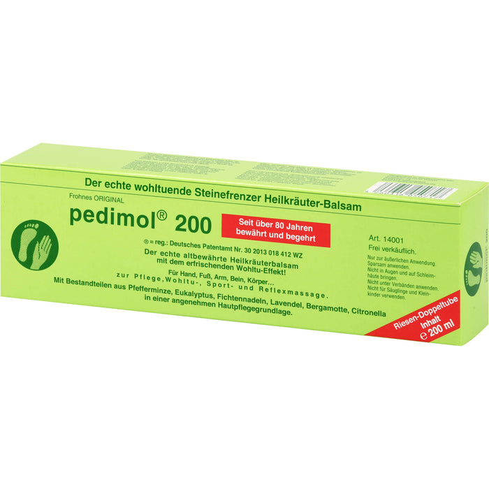 Pedimol 200 Heilkräuterbalsam, 200 ml Cream