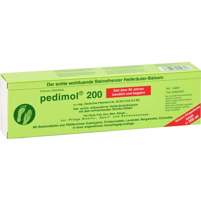Pedimol 200 Heilkräuterbalsam, 200 ml Cream