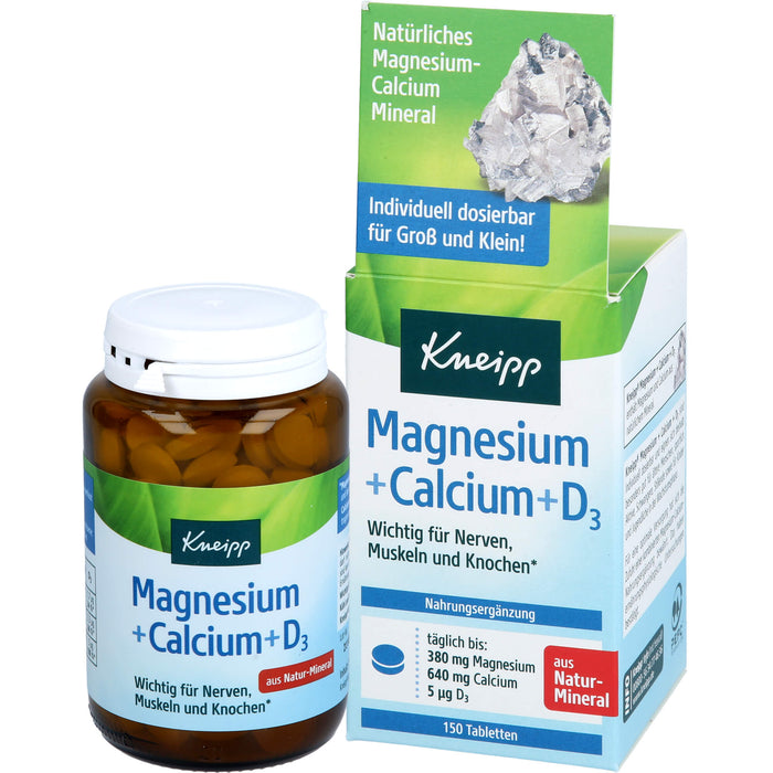 KNEIPP MAGNESIUM+CALCIUM, 150 pc Tablettes