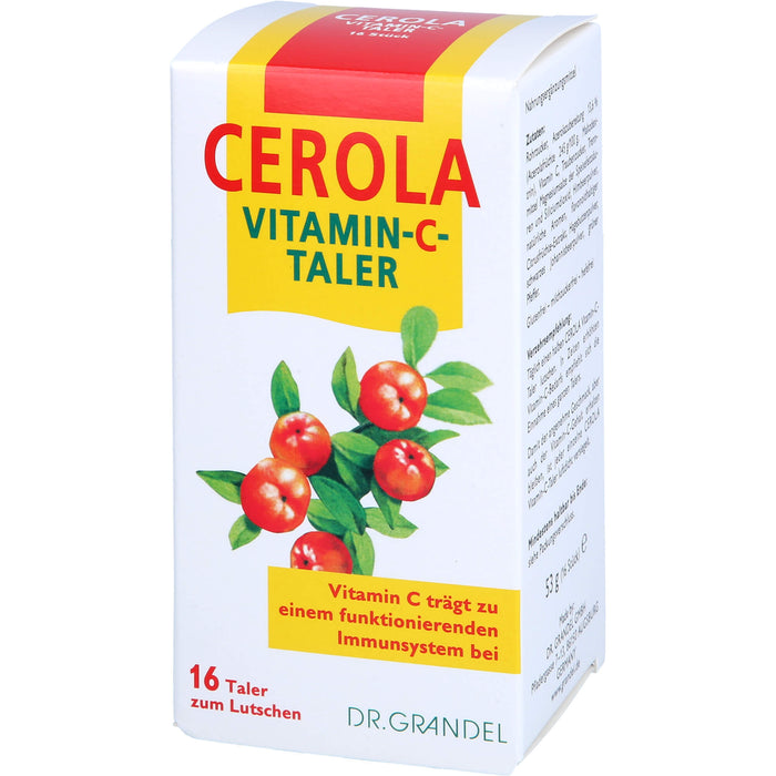 Dr. Grandel Cerola Vitamin-C-Taler, 16 pc Tablettes