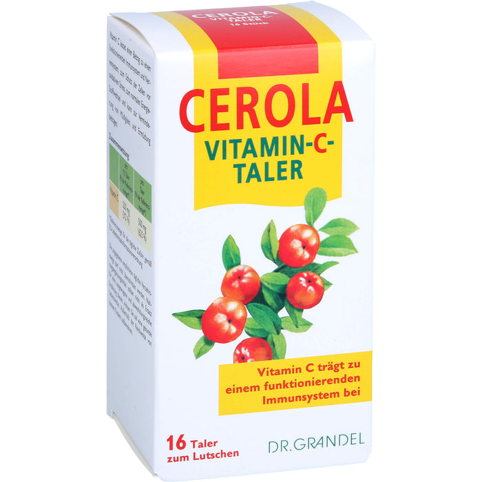 Dr. Grandel Cerola Vitamin-C-Taler, 16 pc Tablettes