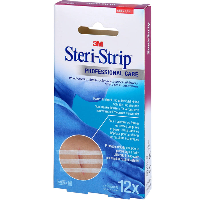 Steri Strip steril 6 mm x 75 mm, 12X3 St
