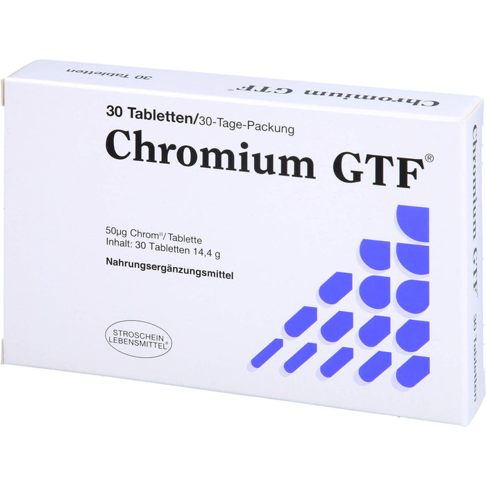 Chromium GTF Tabletten, 30 pc Tablettes