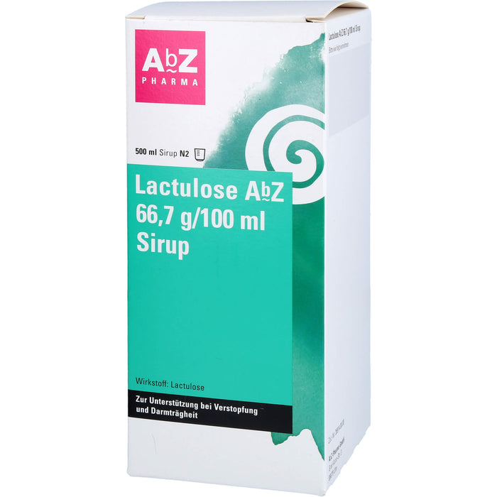 Lactulose AbZ 66,7 g/100 ml Sirup, 500 ml Solution