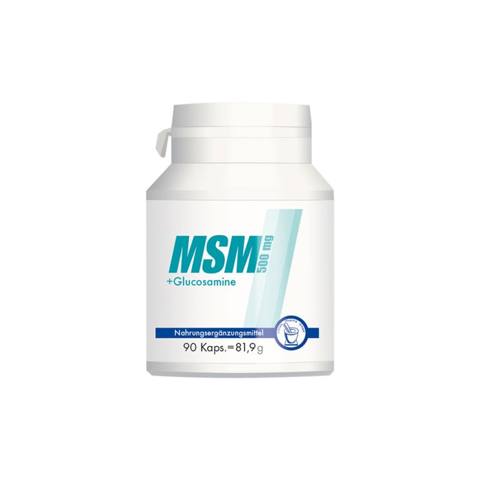MSM 500 mg + Glucosamin + Vitamin C Kapseln, 90 St. Kapseln