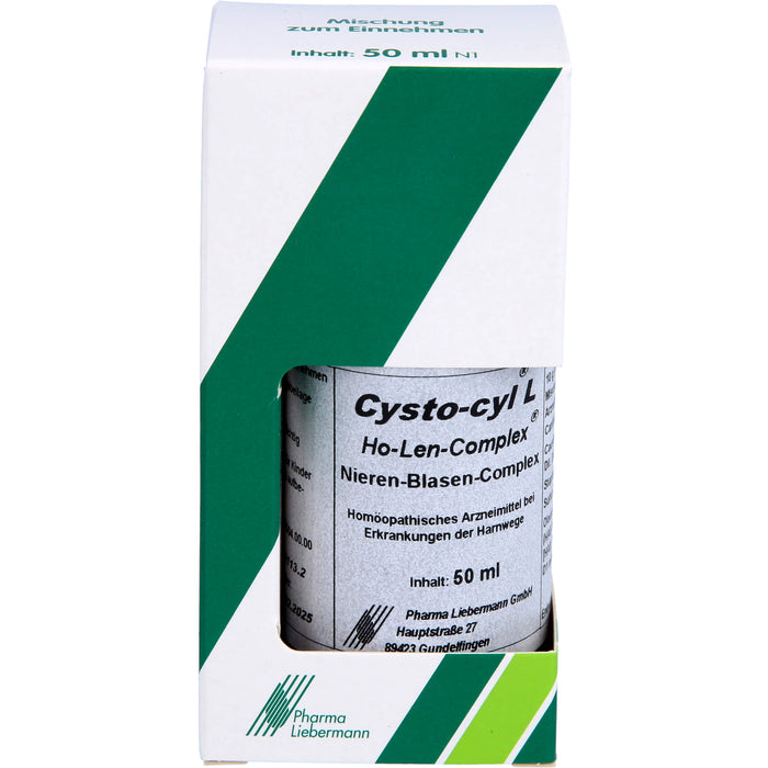 Cysto Cyl Ho-Len Nieren-Blasen-Complex bei Erkrankungen der Harnwege, 50 ml Lösung