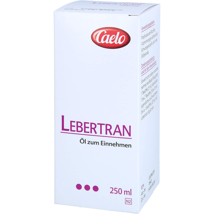 Lebertran Caelo HV-Packung, 250 ml Huile