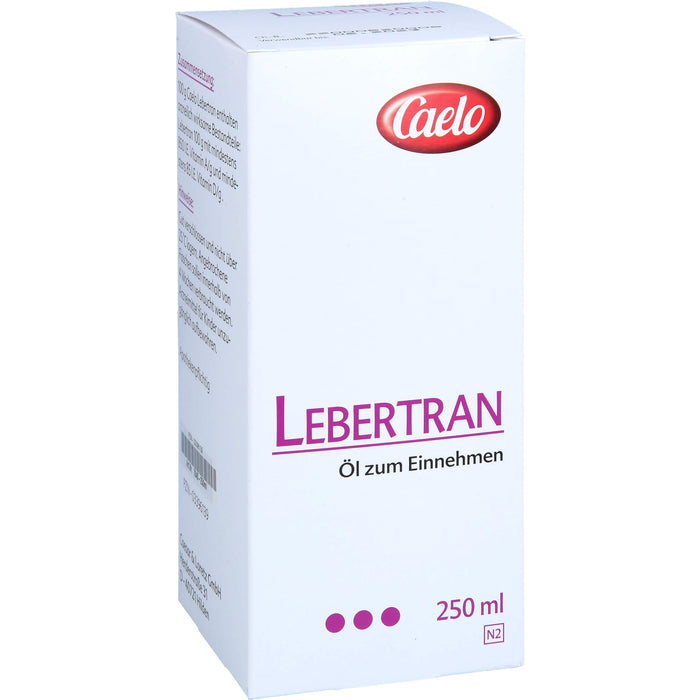 Lebertran Caelo HV-Packung, 250 ml Huile
