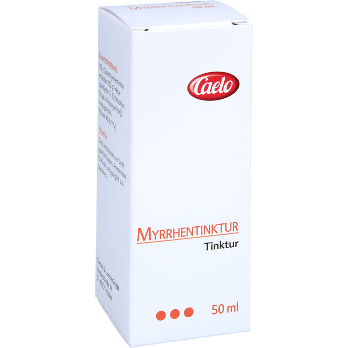Caelo Myrrhentinktur bei leichten Entzündungen im Mundraum, 50 ml Solution