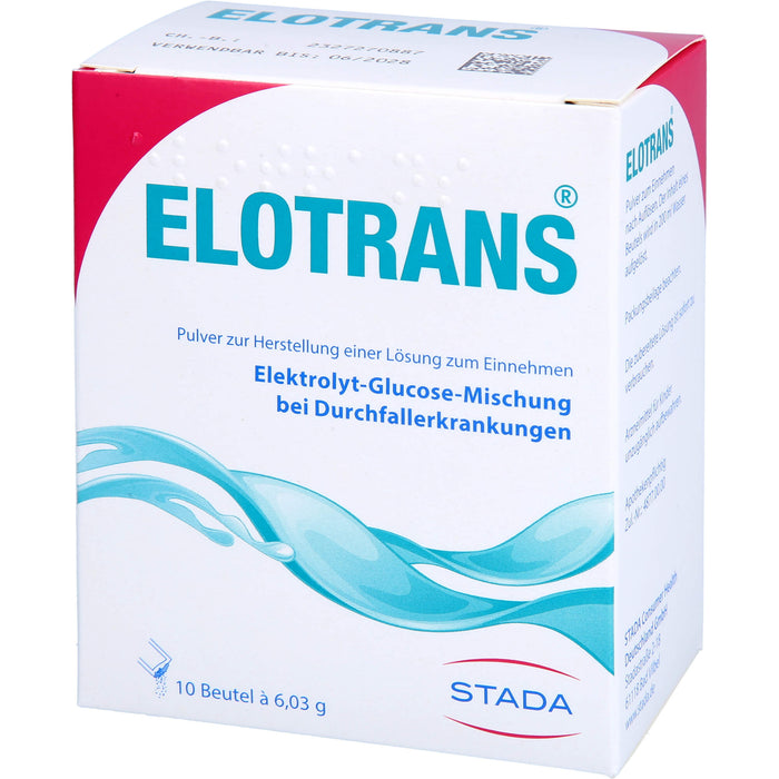 ELOTRANS Elektrolyt-Glucose-Mischung bei Durchfallerkrankungen, 10.0 St. Beutel
