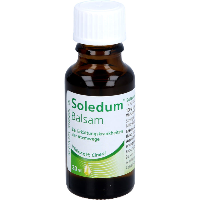 Soledum Balsam Tropfen bei Erkältungskrankheiten der oberen Luftwege, 20 ml Solution