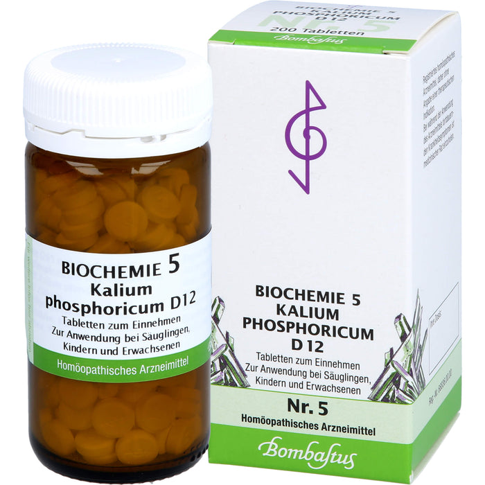 Biochemie 5 Kalium phosphoricum Bombastus D12 Tbl., 200 St TAB