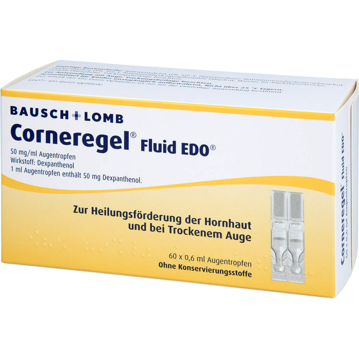 Corneregel Fluid EDO Augentropfen, 60 pc Pipettes à dose unique