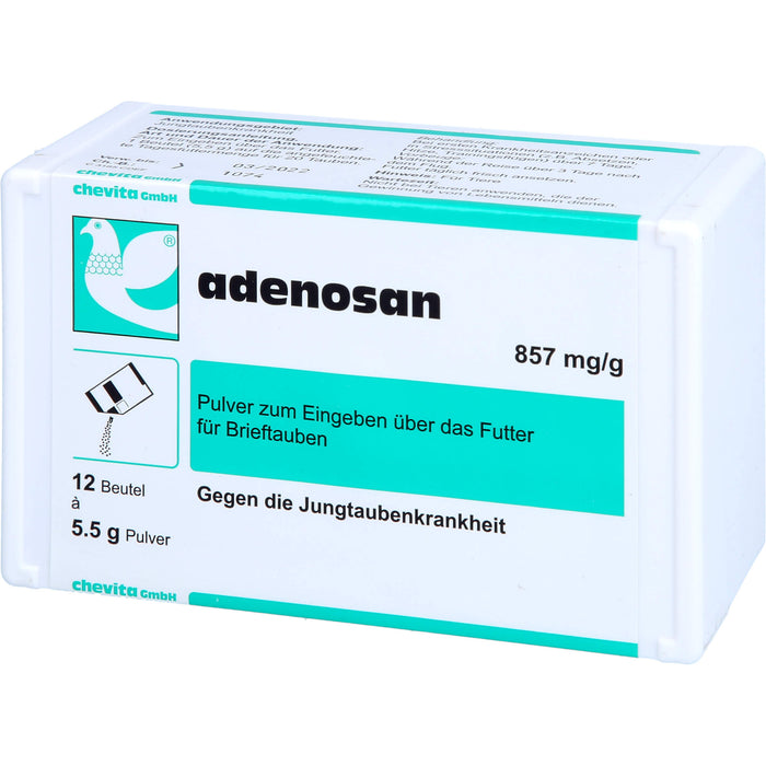 adenosan Pulver gegen die Jungtaubenkrankheit, 66 g Powder
