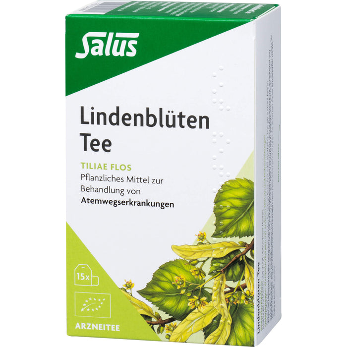 Salus Lindenblüten Arzneitee bio bei Atemwegserkrankungen, 15 St. Filterbeutel
