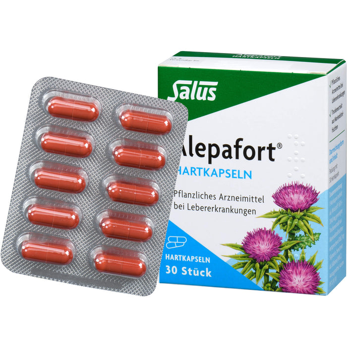 Salus Alepafort Hartkapseln bei Lebererkrankungen, 30 St. Kapseln