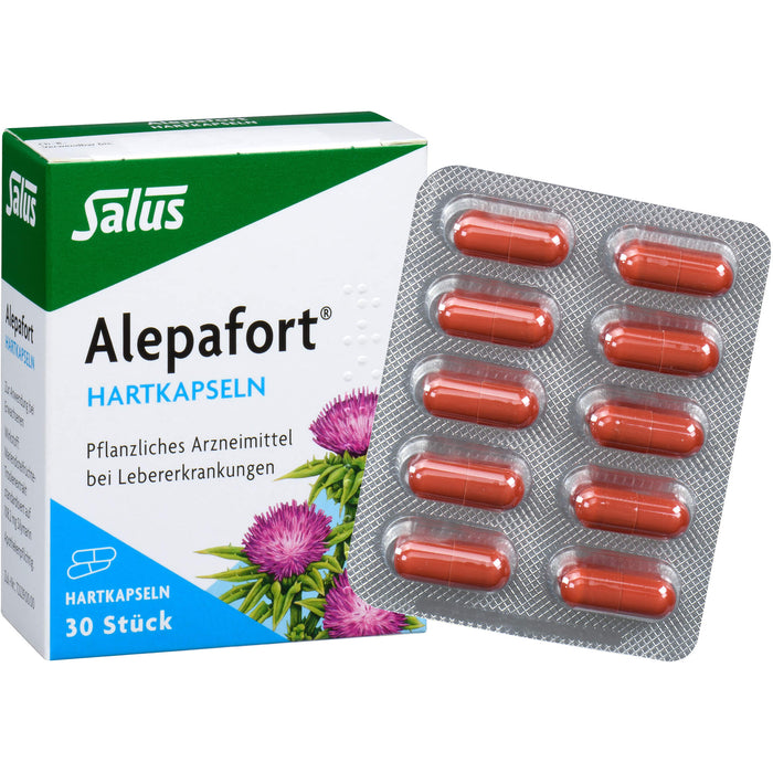Salus Alepafort Hartkapseln bei Lebererkrankungen, 30 St. Kapseln