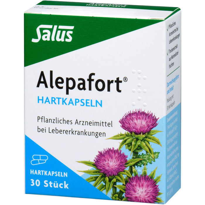 Salus Alepafort Hartkapseln bei Lebererkrankungen, 30 pc Capsules