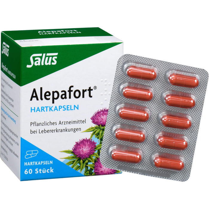 Salus Alepafort 108,2 mg Hartkapseln bei Lebererkrankungen, 60 pcs. Capsules