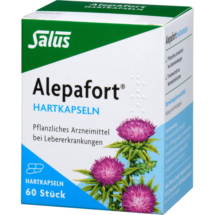 Salus Alepafort 108,2 mg Hartkapseln bei Lebererkrankungen, 60 pcs. Capsules