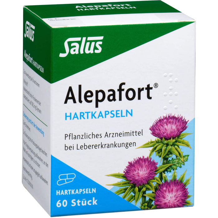 Salus Alepafort 108,2 mg Hartkapseln bei Lebererkrankungen, 60 pcs. Capsules
