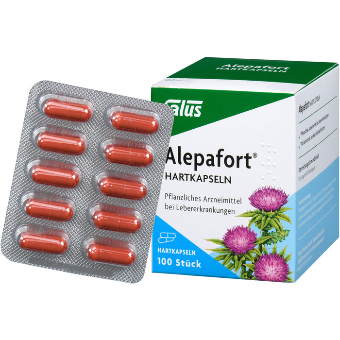 Salus Alepafort Kapseln bei Lebererkrankungen, 100 pc Capsules