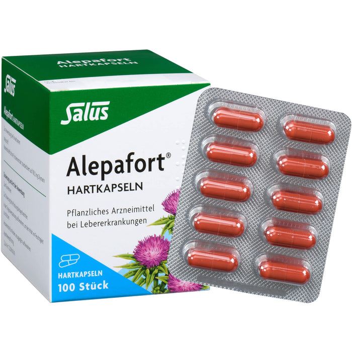 Salus Alepafort Kapseln bei Lebererkrankungen, 100 pc Capsules