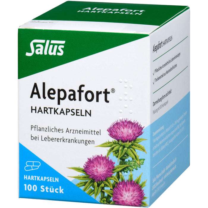 Salus Alepafort Kapseln bei Lebererkrankungen, 100 pc Capsules