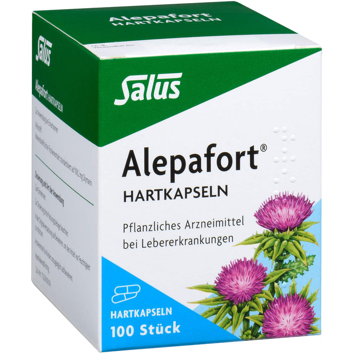 Salus Alepafort Kapseln bei Lebererkrankungen, 100 pc Capsules