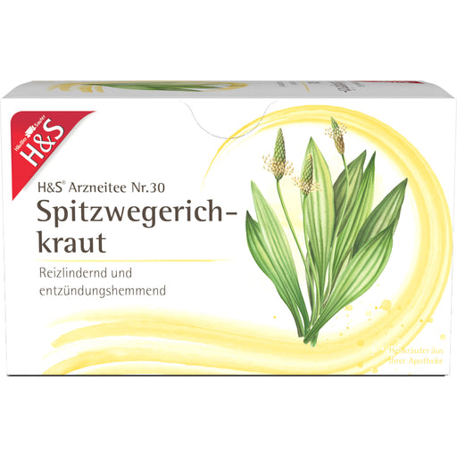H&S Spitzwegerichkraut Nr. 30 reizlindernd und entzünungshemmend, 20 St. Filterbeutel