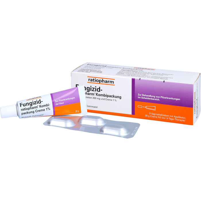 Fungizid-ratiopharm Kombipackung, 1 pcs. Combipack