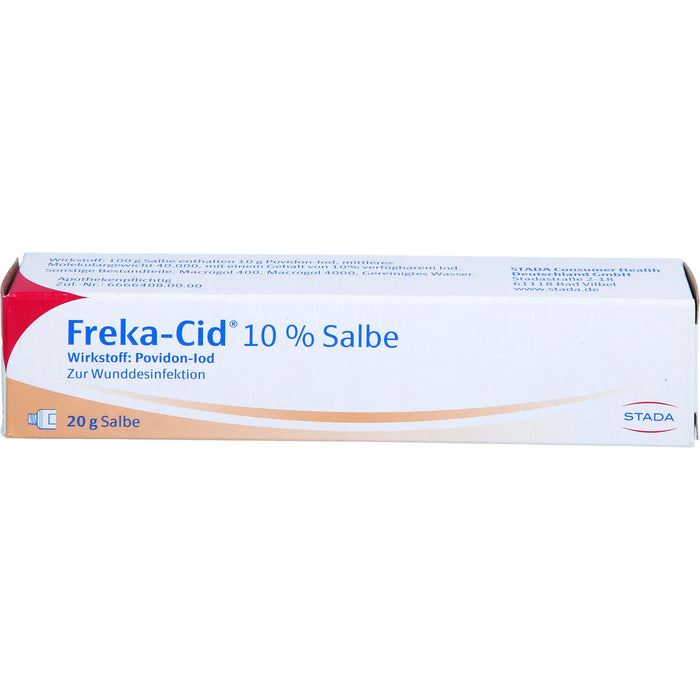 Freka-Cid 10 % Salbe zur Wunddesinfektion, 20 g Ointment