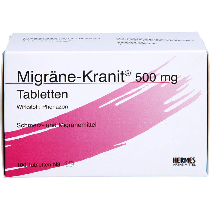 Migräne-Kranit  500 mg Tabletten, 100 St. Tabletten