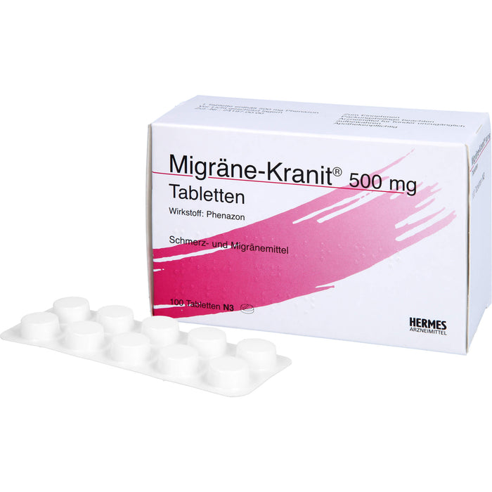 Migräne-Kranit  500 mg Tabletten, 100 pcs. Tablets