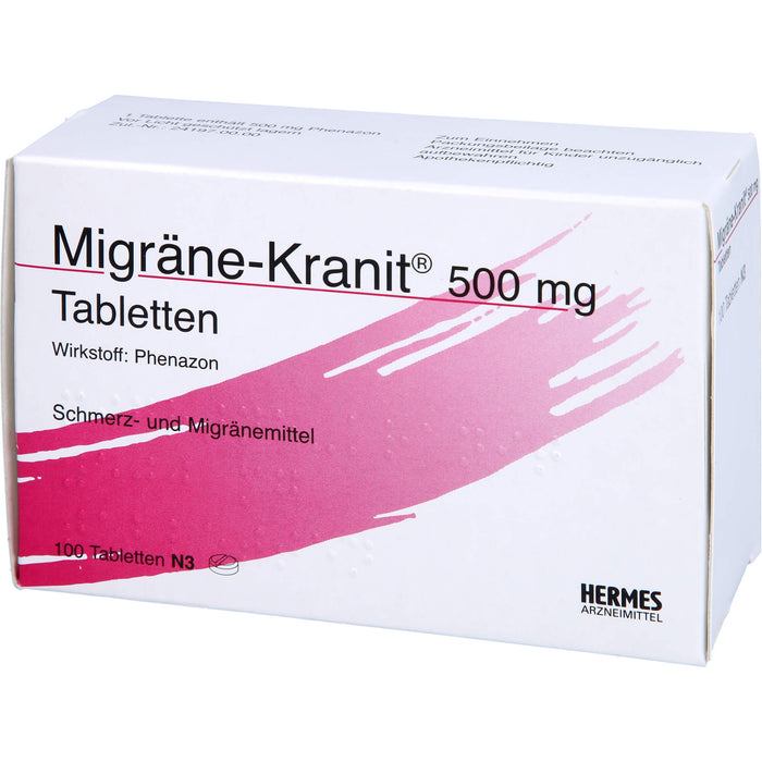 Migräne-Kranit  500 mg Tabletten, 100 pc Tablettes