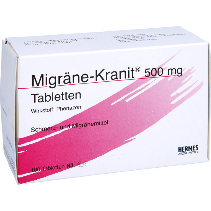Migräne-Kranit  500 mg Tabletten, 100 pcs. Tablets