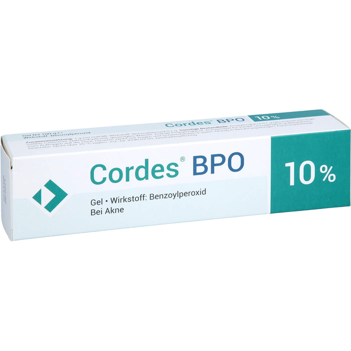 Cordes BPO 10% Akne Gel, 100.0 g Gel