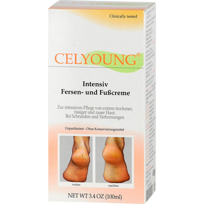 CELYOUNG Intensiv Fersen u. Fußcreme, 100 ml Crème