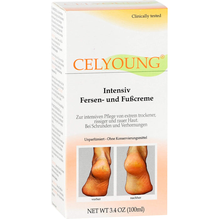 CELYOUNG Intensiv Fersen u. Fußcreme, 100 ml Crème