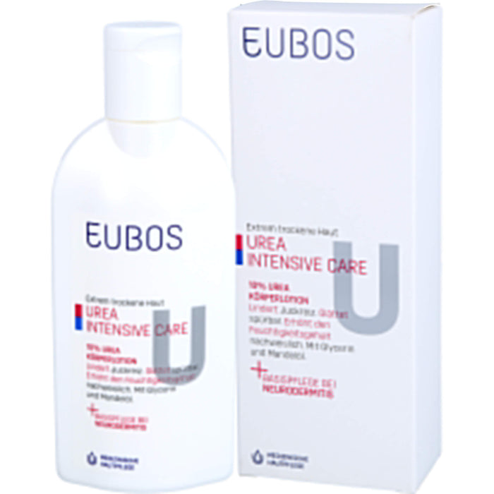 EUBOS Urea 10% Körperlotion für trockene Haut, 200 ml Lotion