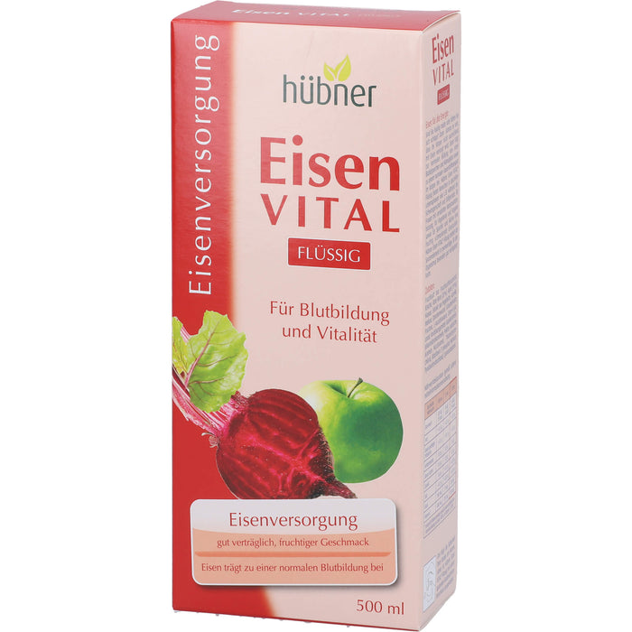 Hübner Eisen vital Lösung zur Eisenversorgung, 500 ml Solution